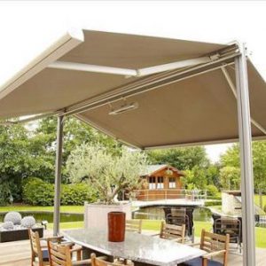 mái che di động đôi 2 mái