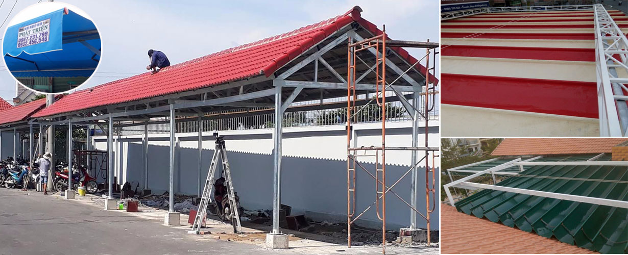 mái vòm nhà xưởng bình chánh