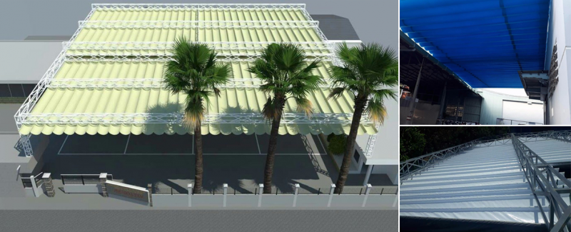 làm mái che di động tại bình chánh