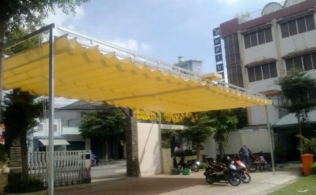 mái kéo nhà xưởng bình chánh