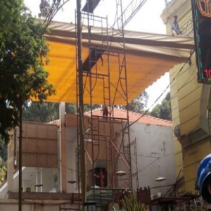 mái bạt xếp quận 3