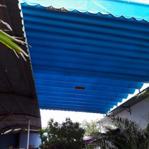 mái hiên nhà xưởng