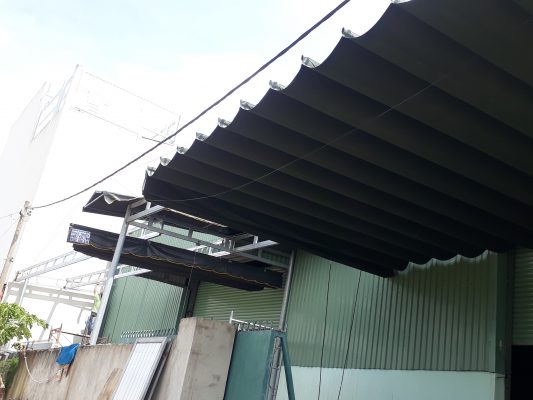 mái che nhà xe bình chánh