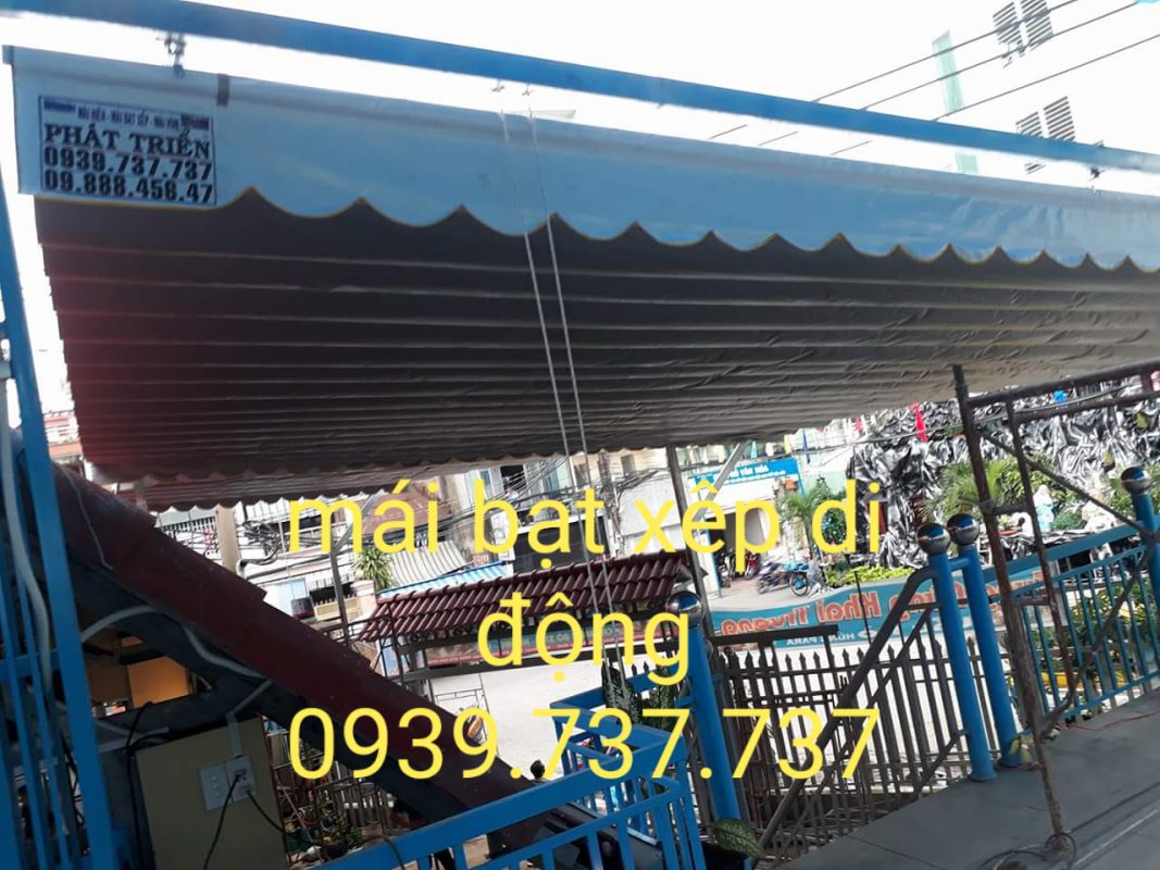 Mái Bạt Che, Mái Xếp Di Động Phát Triển Tại Sài Gòn, HCM Giá Rẻ – Uy tín