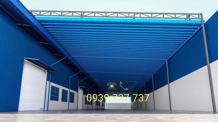 mái che nhà xưởng khu công nghiệp bình chánh