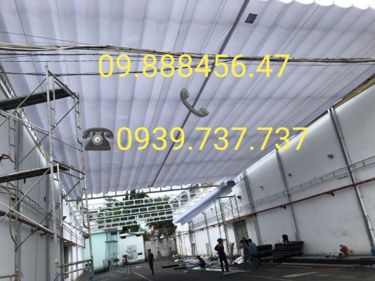 mái che nhà xưởng khu công nghiệp bình chánh HCM