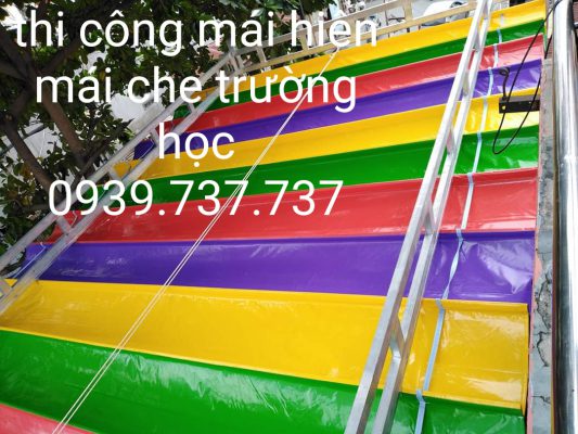 mái che trường học mái hiên trường học