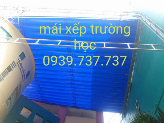 mái xếp trường học