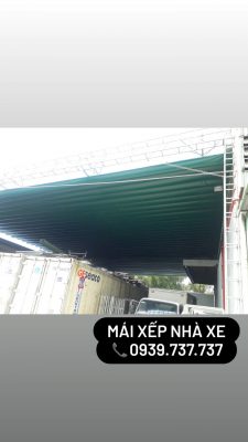 mái xếp nhà xe