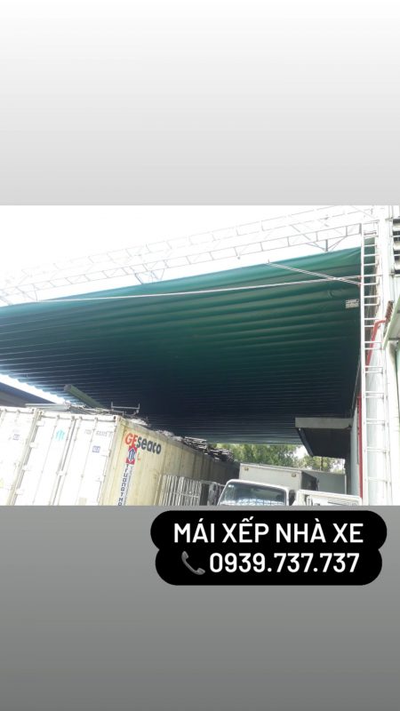 mái xếp nhà xe
